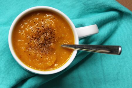 Butternut Squash Apple Soup Recipe Image